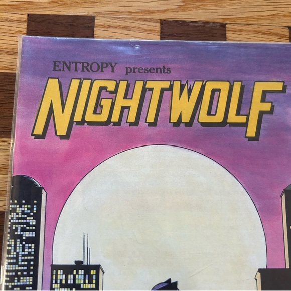 Nightwolf #1 "Entropy Enterprises" Comic Book - bought and stored by a collector - Picture 3 of 8